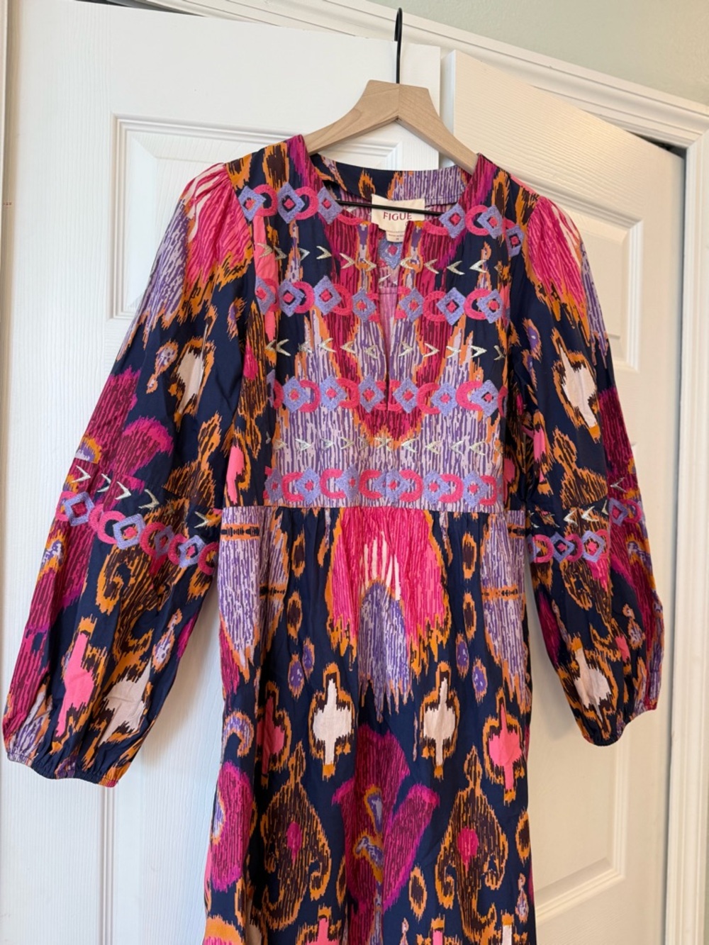 Figue Lucie Dress - Fan Ikat
True Navy - Picture 5 of 9